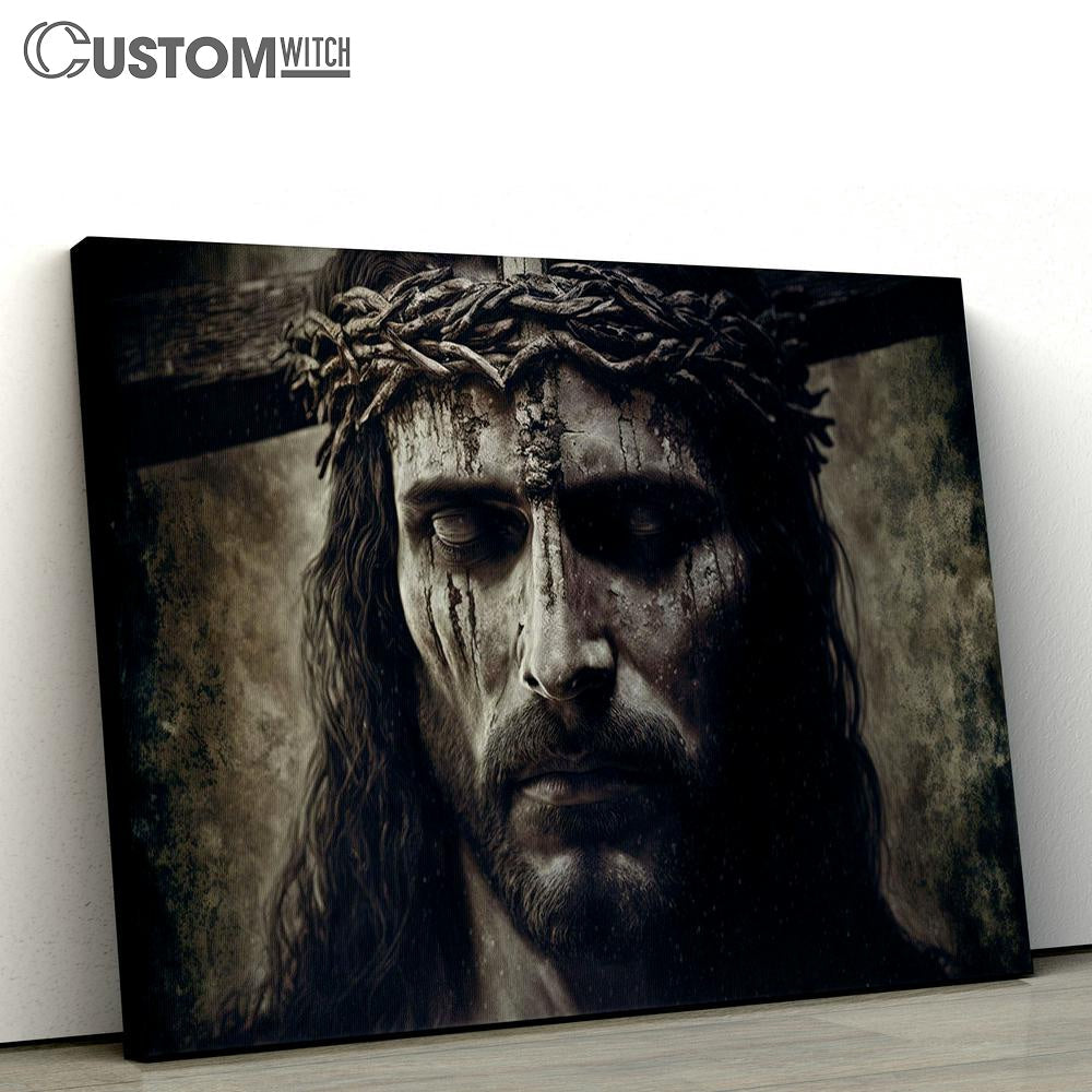 Jesus Christs Suffering Death Canvas Pictures - Faith Art - Christian Canvas Wall Art Decor