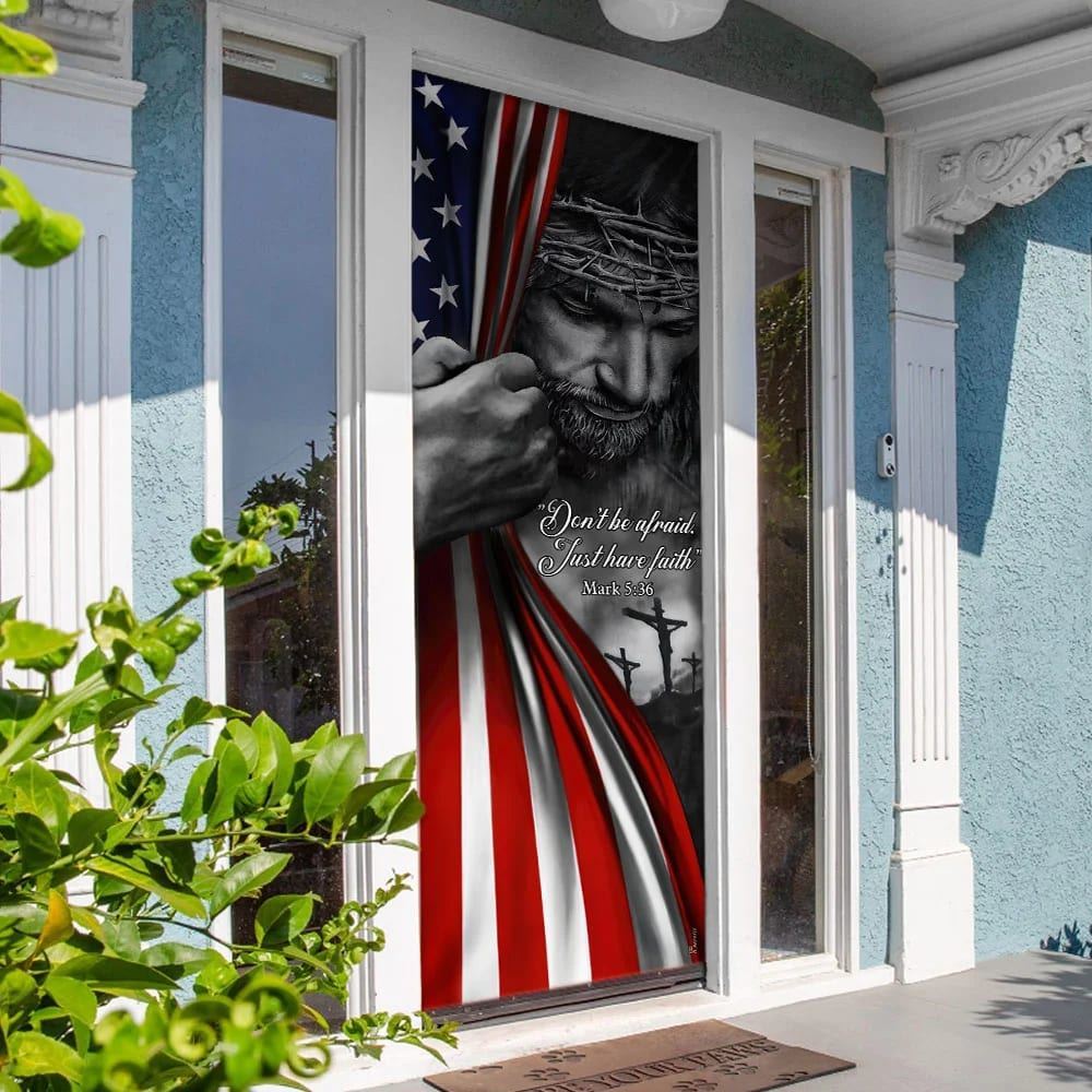 Jesus, Don���t Be Afraid Just Have Faith Door Cover, Christian Door Decor, Door Christian Church, Christian Door Plaques