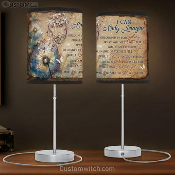 Jesus Drawing, Dandelion Painting, I Can Only Imagine Table Lamp