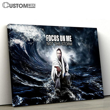 Jesus Focus On Me Canvas Wall Art - Jesus Christ Canvas - Christian Canvas Prints