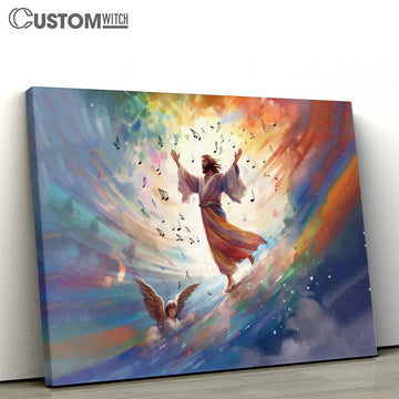 Jesus Is Dancing Canvas Prints - Jesus Christ Picture - Jesus Canvas Art