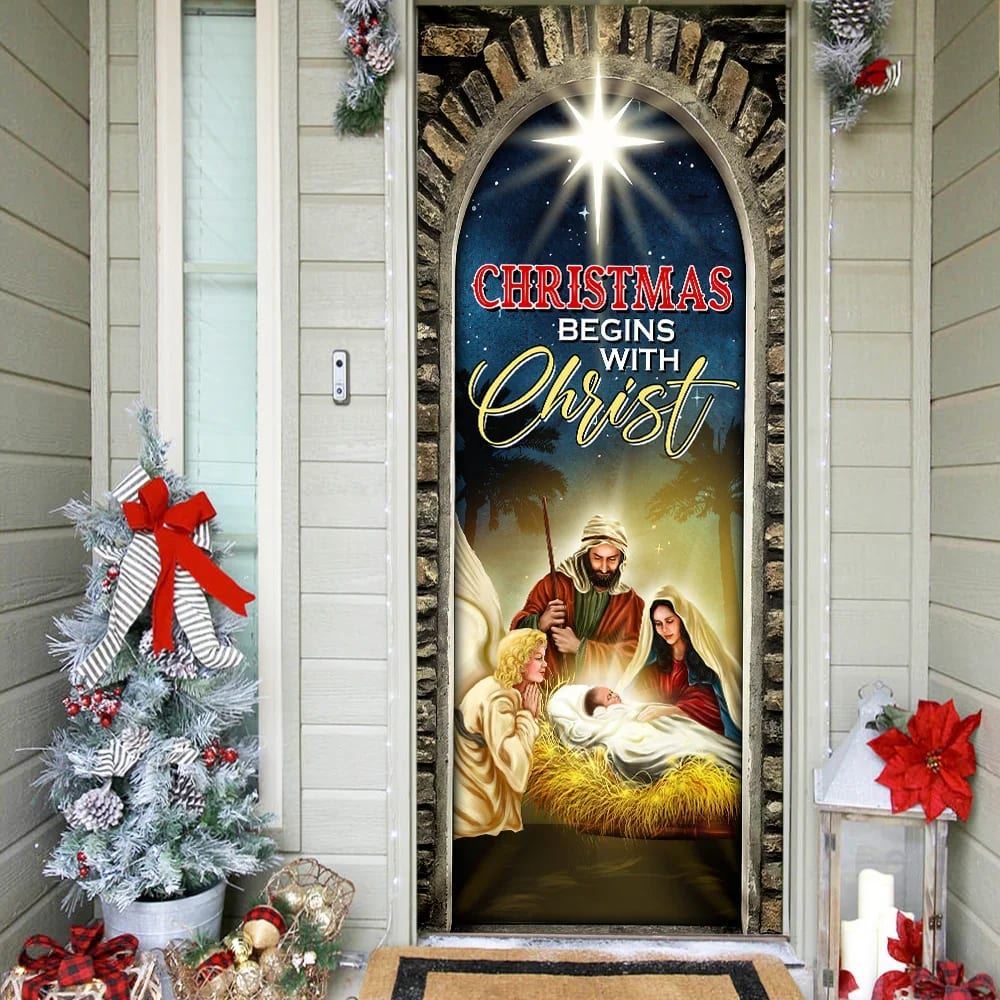 Jesus Nativity Of Jesus Door Cover Christ Born, Christian Door Decor, Door Christian Church, Christian Door Plaques