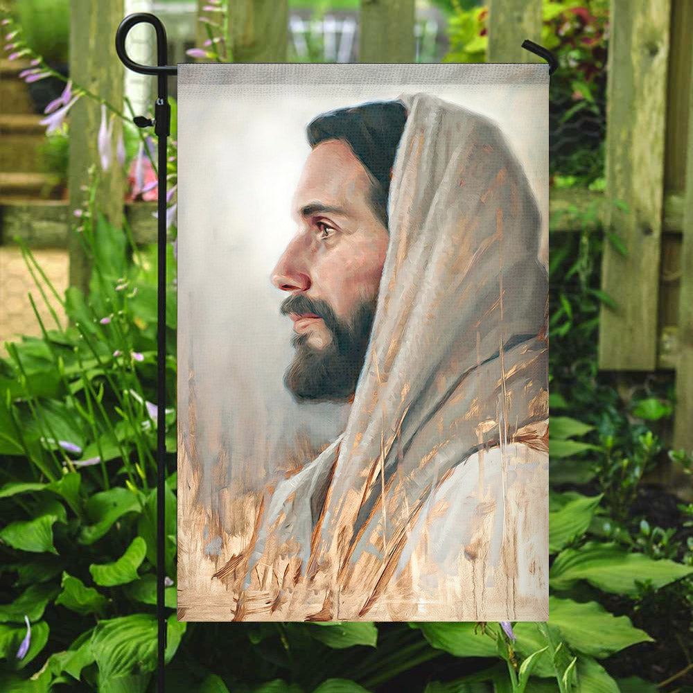 Jesus Pictures Flag, Jesus Flag, Christian&#39;s Flag, Jesus Garden Flag, Garden Flag, Welcome Flag, Christian Flag, Scripture Flag, Garden Banner
