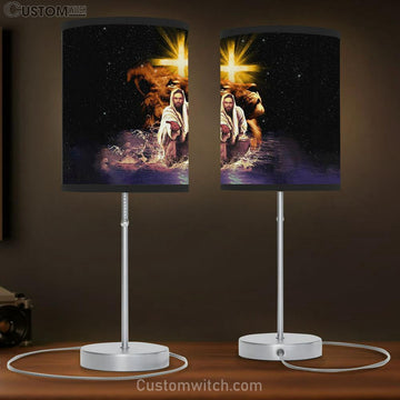 Jesus Reaching Out His Hand Table Lamp Gift - Jesus Lion Of Judah Pictures - Christian Bedroom Decor