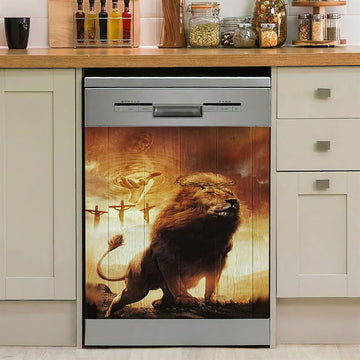 Jesus&#39;S Hand Dachshund Dog Dishwasher Cover, Christian Dishwasher Wrap, Gift For Dog Lover