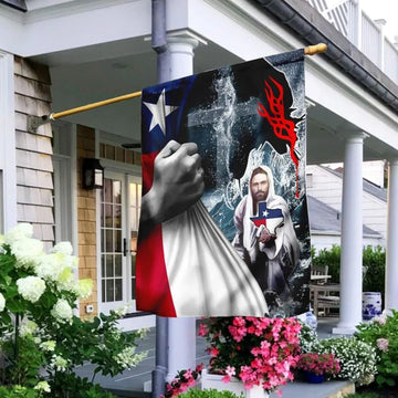 Jesus Saves God Bless House Flag, Christian Flag, Christian Flag, Scripture Flag, Garden Banner