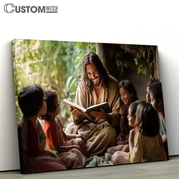 Jesus Teaches The Children Picture Canvas Prints - Jesus Christ Picture - Jesus Canvas Art