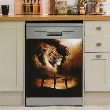 Jesus The Last Supper Dishwasher Cover, Jesus Dishwasher Wrap, Jesus Kitchen Decoration