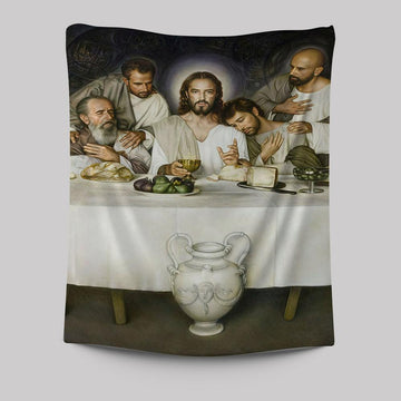 Jesus The Last Supper Tapestry Pictures - Jesus Art Prints - Jesus Art -  Christian Indoor Wall Tapestries