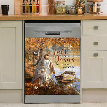 Jesus Walking On The Water 1 Dishwasher Cover, Jesus Dishwasher Wrap, Christian Kitchen Decoration