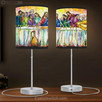 Last Supper Table Lamp Gift 10 - Jesus Table Lamp - Christian Lamp Gift - Jesus Bedroom Decor