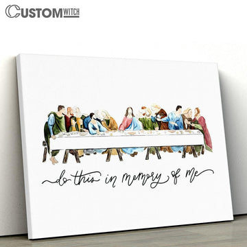 Last Supper Canvas Wall Art 2 - Jesus Canvas - Christian Wall Art - Jesus Wall Decor