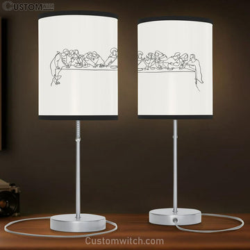 Last Supper Table Lamp Gift 3 - Jesus Table Lamp - Christian Lamp Gift - Jesus Bedroom Decor