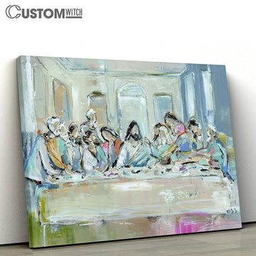 Last Supper Canvas Wall Art 9 - Jesus Canvas - Christian Wall Art - Jesus Wall Decor