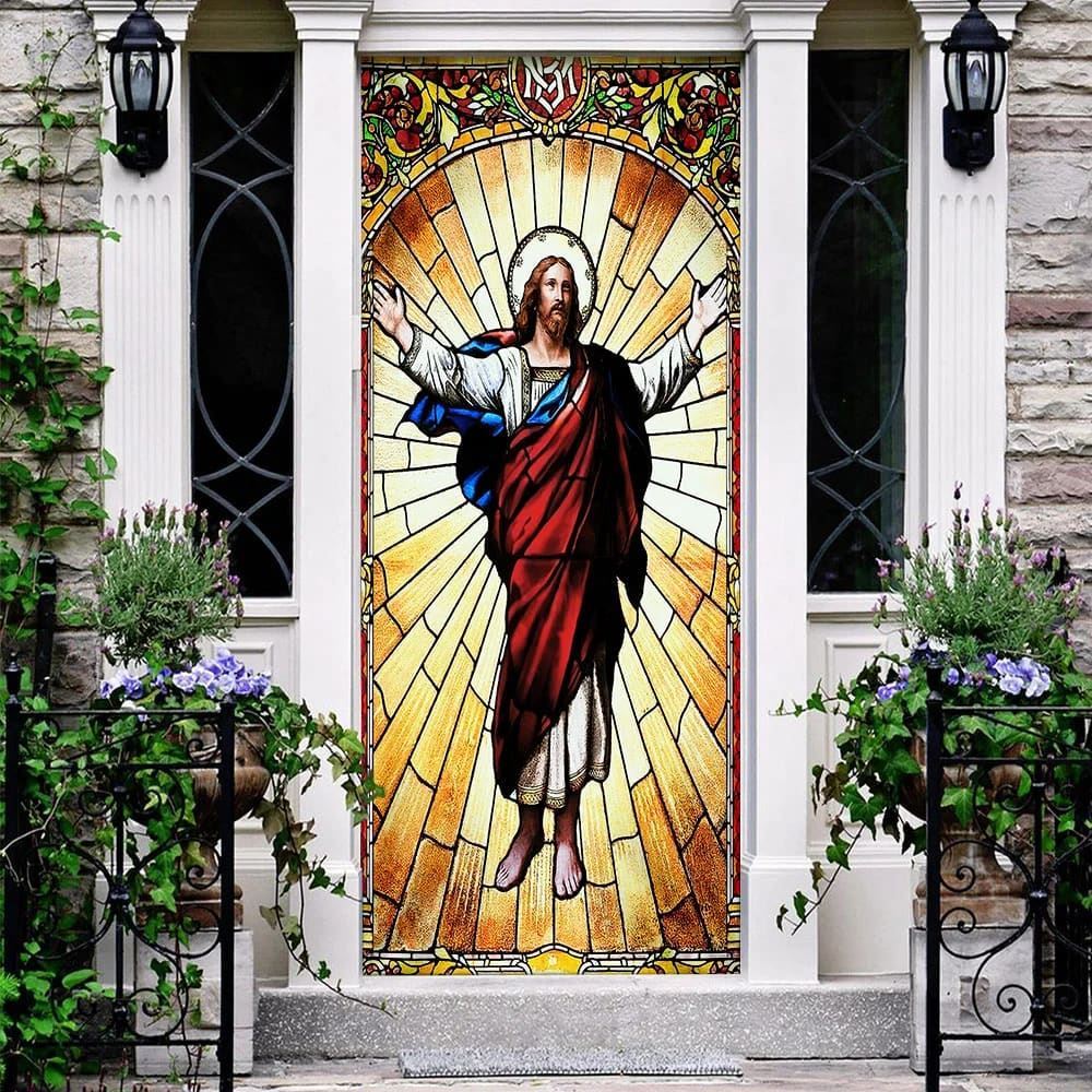 Love Jesus Door Cover, Christian Door Decor, Door Christian Church, Christian Door Plaques