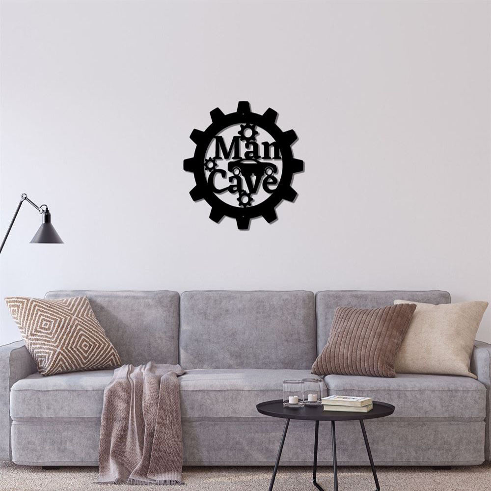 Man Cave Metal Sign, Gearhead Metal Sign, Car Sign, Decor Garage Wall, Decoration Home Bar, Decor Metal Wall Art Decoration