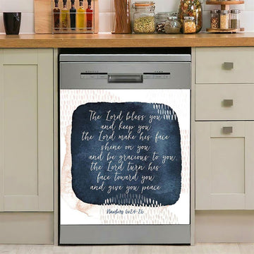 May The Lord Bless You And Keep You Dishwasher Cover, Christian Dishwasher Wrap