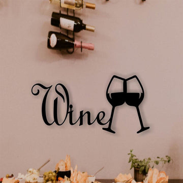 Metal Wine Sign, Wine Bar Sign, Wine Bar Decor, Kitchen Decor, Decorations Fall Decor