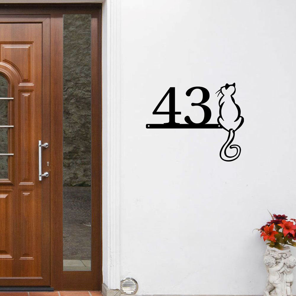 Metal Address Sign, Address Plaque Metal Address Plaque Address Sign Metal Address Sign Number Sign Outdoor Sign House Number Sign House