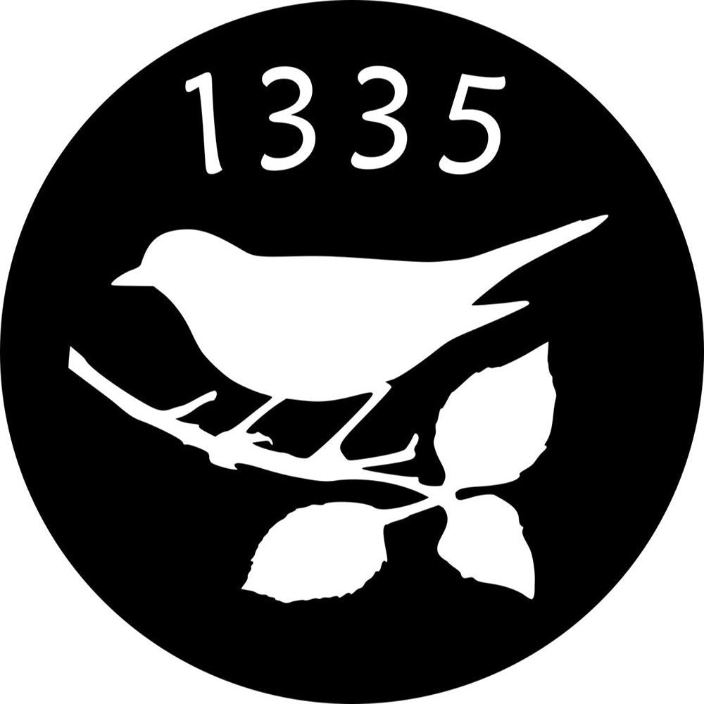 Metal Address Sign, Address Sign House Number Plaque Door Number Metal House Number Metal Art Address Number Number Sign