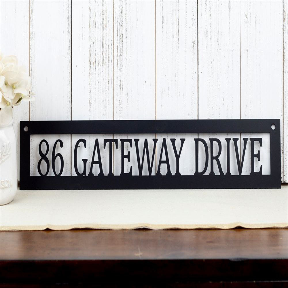 Metal Address Sign, Address Sign Metal Address Numbers Address Metal Sign House Numbers Modern Address Sign Sign For Front Of House Address