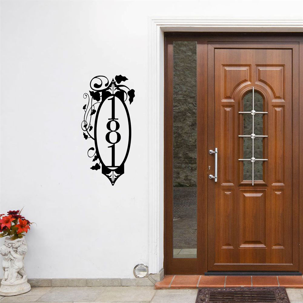 Metal Address Sign, Bear Address Sign Bear Themed Address Steel Yard Sign Bear House Number Plaque Yard Address Sign Bear Sign Hunter