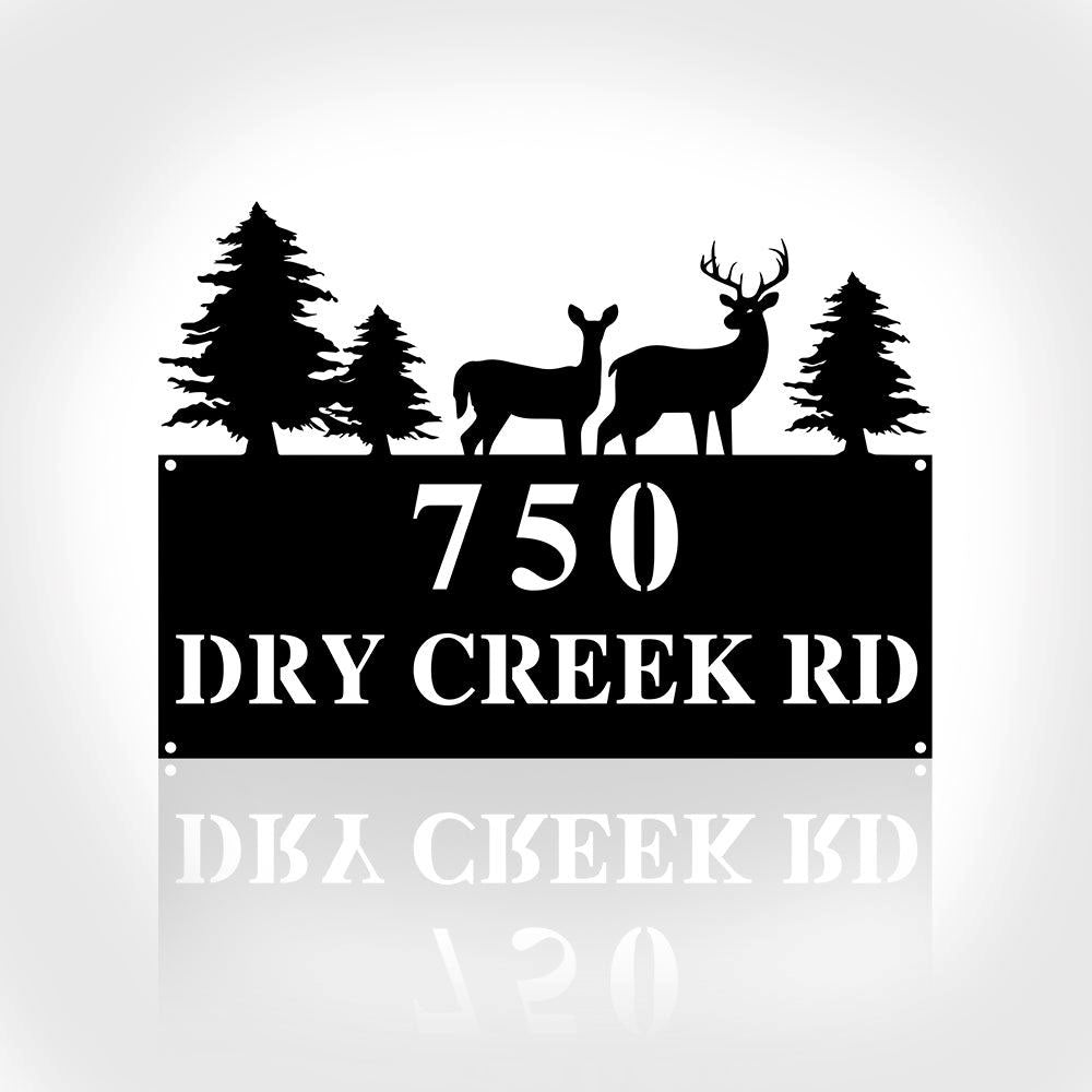 Metal Address Sign, Bear Metal Address Plaque For House Address Number Metal Address Sign House Numbers Front Porch Address