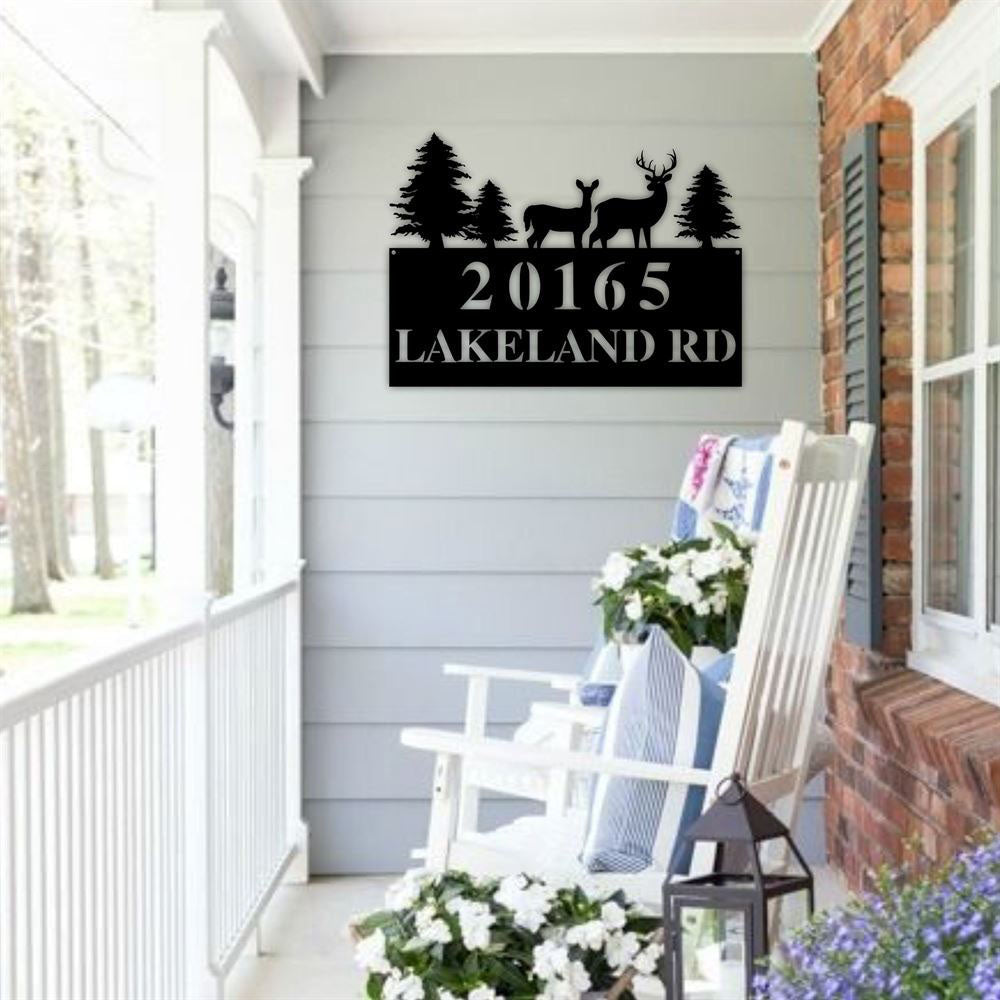 Metal Address Sign, Bird House Numbers Branch Address Sign Metal House Numbers Address Signs Sign Metal Address Sign Metal Address Numbers