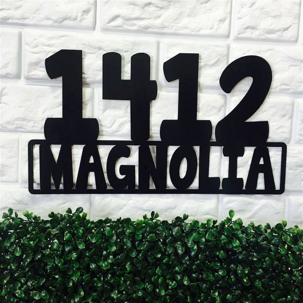 Metal Address Sign, Bunny Rabbit Mailbox Topper With Mounting Tab House Number Metal Sign Address Number Metal Art Number Sign Bunny Rabbit