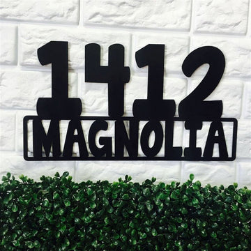 Metal Address Sign, Bunny Rabbit Mailbox Topper With Mounting Tab House Number Metal Sign Address Number Metal Art Number Sign Bunny Rabbit