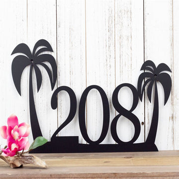 Metal Address Sign, Custom Metal House Numbers Address Plaque, Personalized Address Address Sign, Custom Street Address