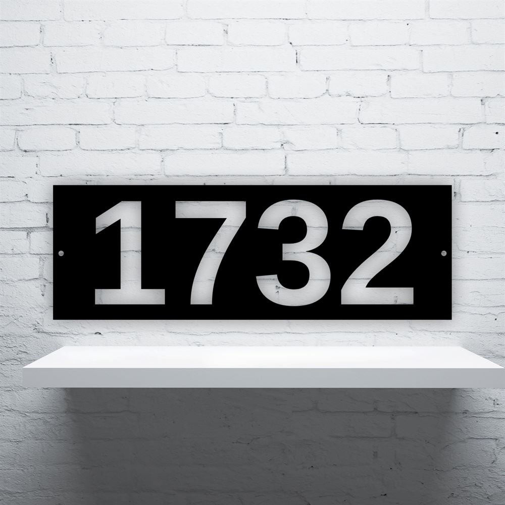 Metal Address Sign, Custom Vertical House Number Metal Sign Vertical Address Metal Wall Art Outdoor Sign Address Sign Address Plaque