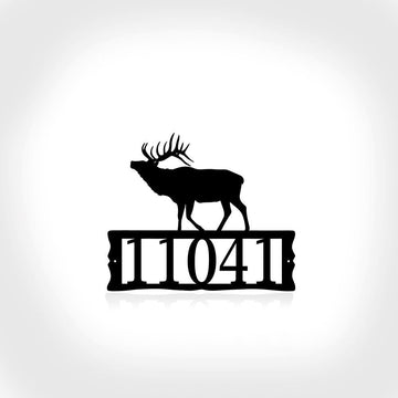 Metal Address Sign, Deer Address Sign Metal Deer Sign Deer Sign Custom Deer House Address Sign Wilderness House Sign Metal Address Sign Deer