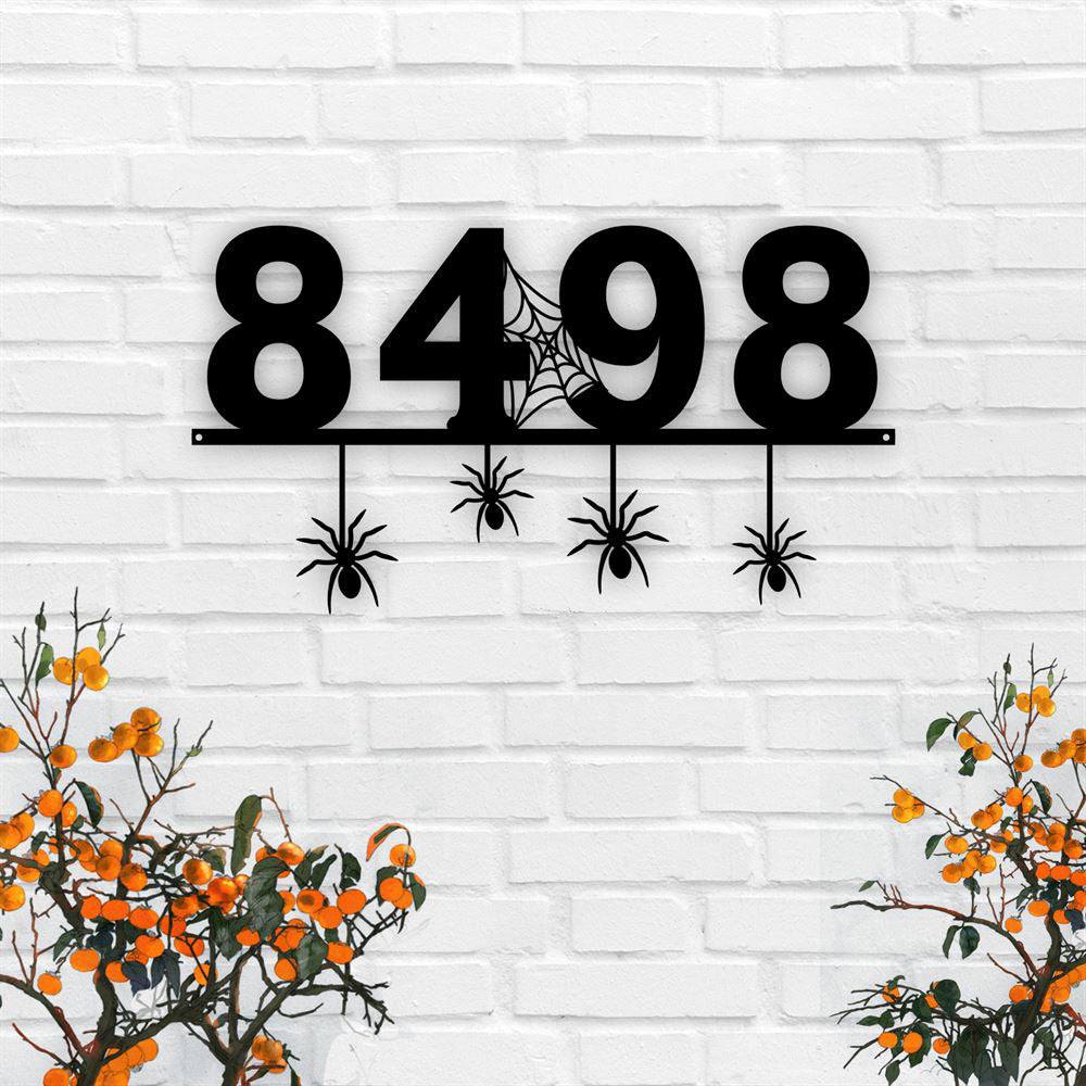 Metal Address Sign, Dragon Outdoor Metal House Number Sign, Black Custom Sign Address Plaque Outdoor Sign Metal House Number