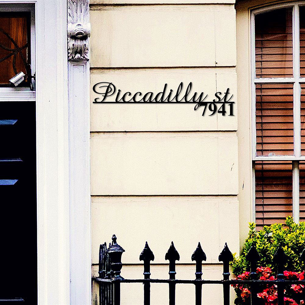 Metal Address Sign, Fishing Address Sign Metal Hanging Address Sign Fishing Address Plaque Fisherman Decor Fisherman Gift Stakes Yard Sign