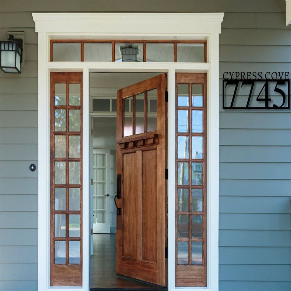 Metal Address Sign, House Number Metal Sign Metal Address Sign Custom Metal Sign House Numbers Address Plaque Address Sign