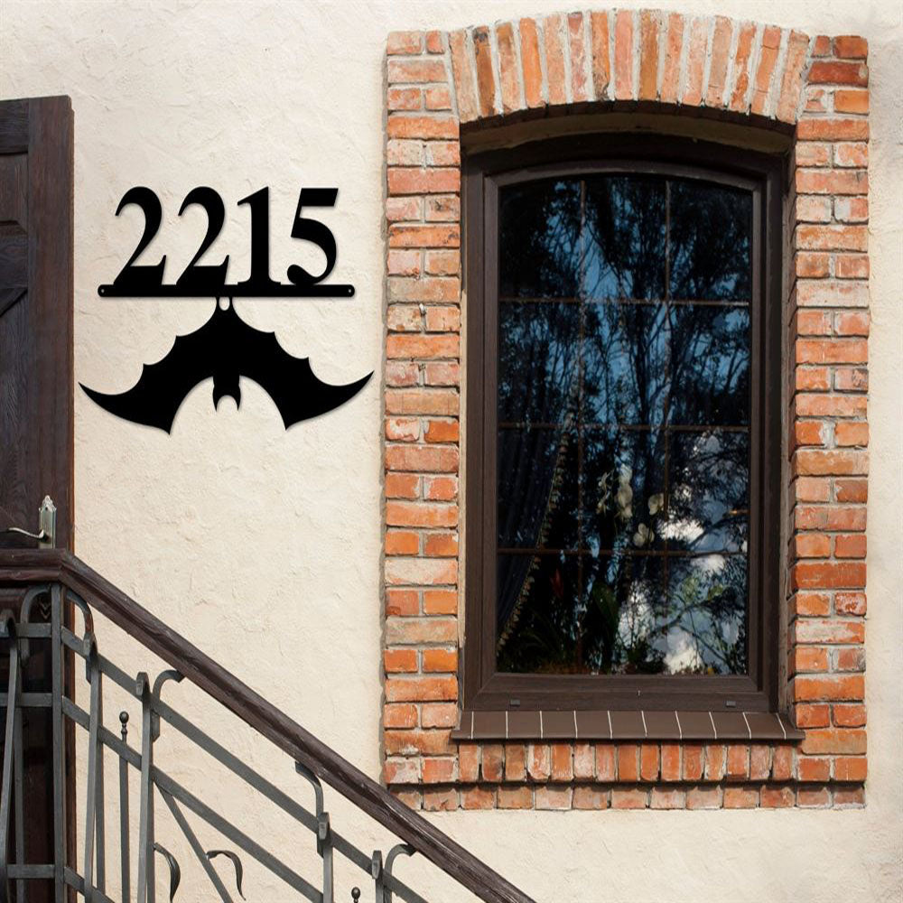 Metal Address Sign, House Number Plaque Modern House Numbers Metal Address Sign Address Plaque Personalized Street Sign House Number Sign