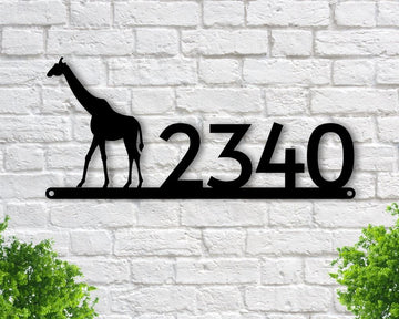 Metal Address Sign, House Numbers, Horse Jockey Metal Address Plaque For House Address Number Metal Horse Address Sign House Numbers Front