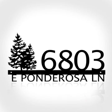 Metal Address Sign, House Numbers, Horse Metal Address Plaque For House Address Number Metal Address Sign House Numbers Front Porch Address