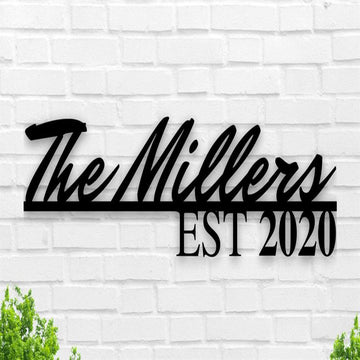 Metal Address Sign, Light Up Wall Art, Housewarming Gift, Door Hanger, Wedding Gift, Wall Metal Sign, Home Decor Sign, Anniversary Gift