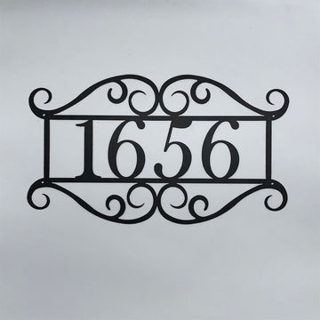Metal Address Sign, Metal Address Plaque House Numbers Outdoor Sign Metal Wall Art House Number Sign Custom Metal Sign Custom Address