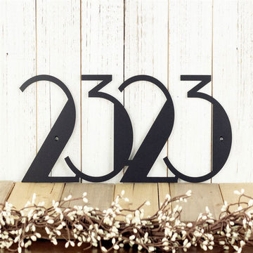 Metal Address Sign, Metal Address Sign For House Custom Outdoor House Numbers Vertical Address Plaque Front Porch Decor Metal Signs Metal