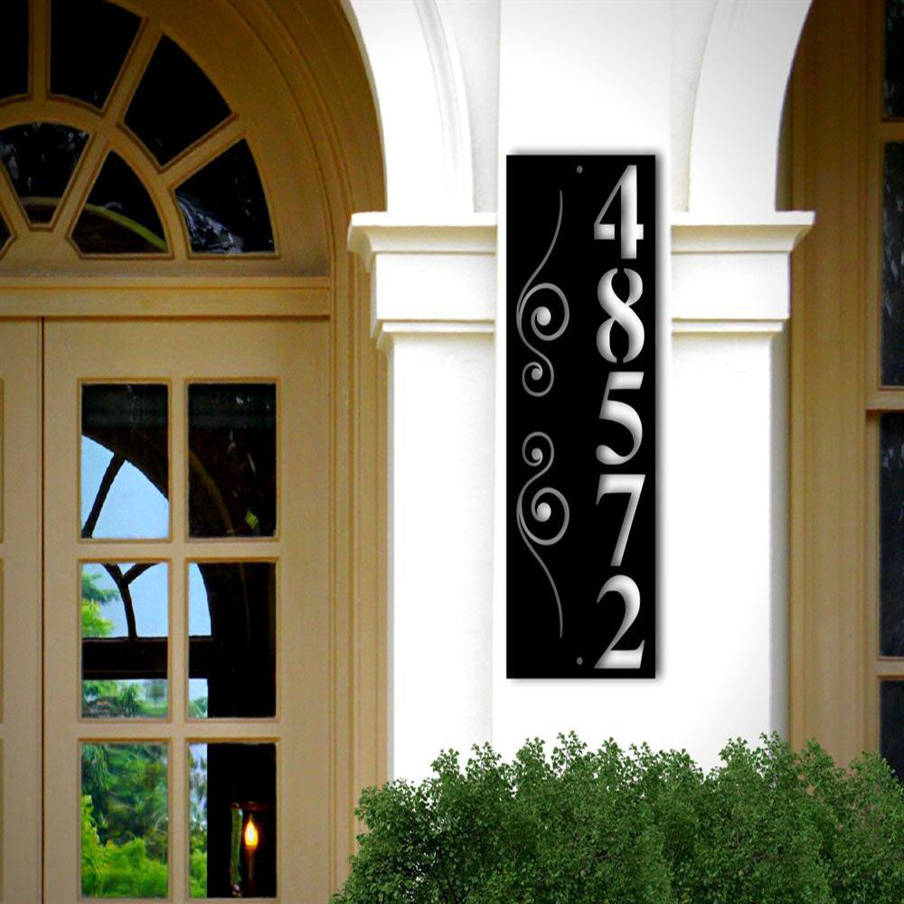 Metal Address Sign, Metal Address Sign For House Numbers Sign Metal House Numbers Custom Address Numbers For House