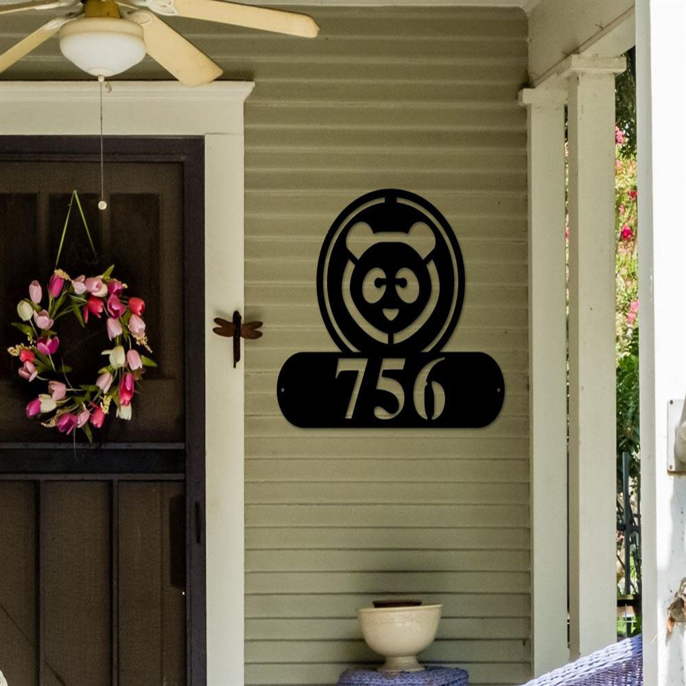 Metal Address Sign, Metal Address Sign Oval Metal Address Personal Sign Custom Oval Sign Metal Wall Art Metal House Sign