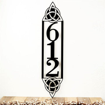 Metal Address Sign, Metal Address Sign With Quail Pine Trees Or Cactus Mountain Quail Sign Desert Sign Metal Wall Art Metal House Sign