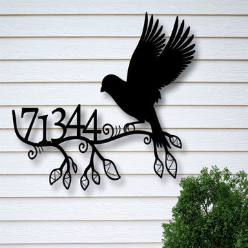 Metal Address Sign, Metal House Number Sign Address Sign Modern Address Art Decor Address Sign Metal Address Sign Address