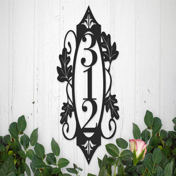 Metal Address Sign, Metal House Number Sign Address Sign Modern Address Art Decor Address Sign Metal Address Sign Address Numbers Address