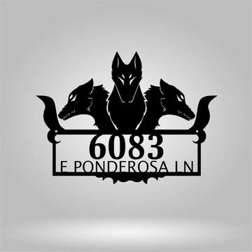 Metal Address Sign, Metal House Number Sign Modern Address Sign Decor Address Sign Art Decor Address Sign Metal Address Sign Metal Address