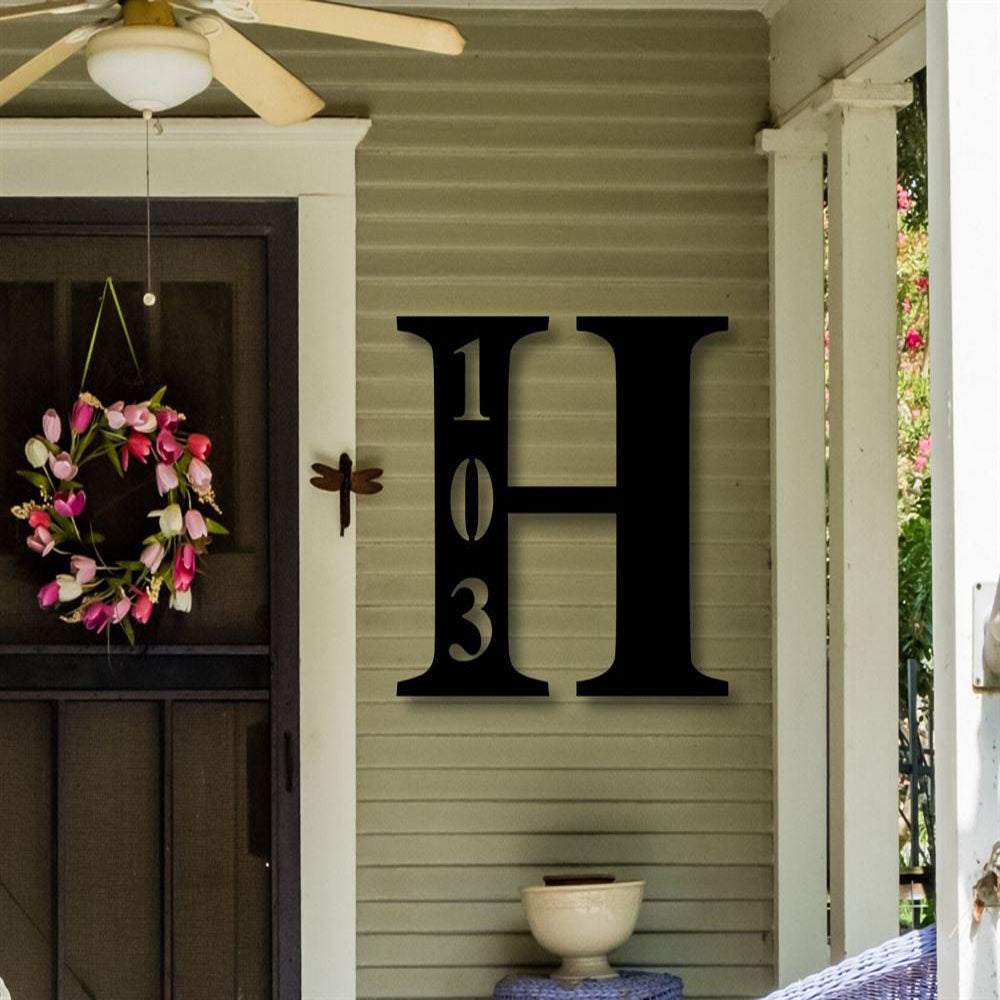 Metal Address Sign, Metal House Numbers Address Plaque Address Numbers Metal Address Numbers Metal Signs Custom Metal Address Sign Address