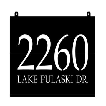 Metal Address Sign, Metal House Numbers Address Plaque Address Sign Custom Metal Address Sign Custom Street Address Sign Rustic Wall Custom